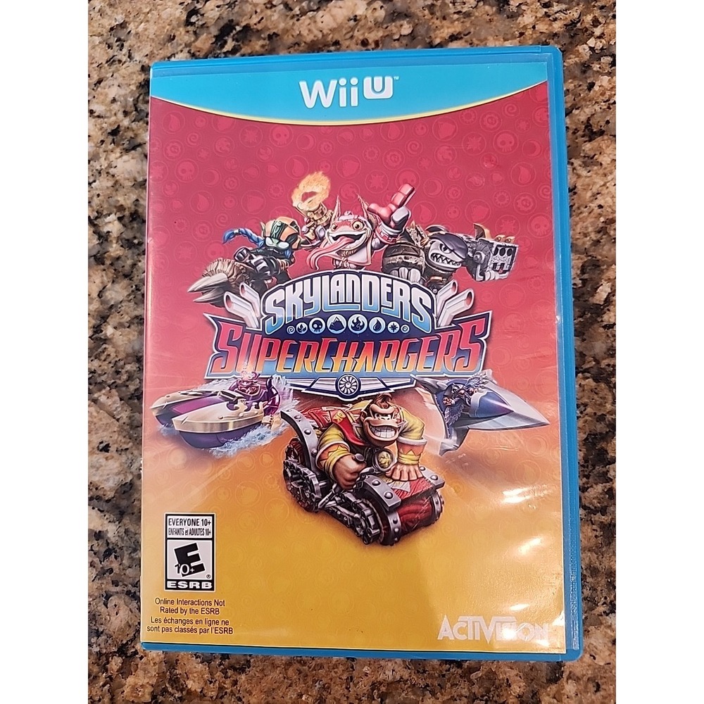 Wii U Skylanders Superchargers Rated E‎ Everyone 10+ Activision Video Game CD